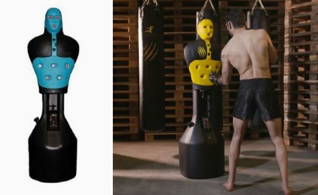 Boxing Buddy training aid lets punching bags fight back