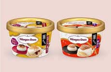 Mochi-Topped Ice Creams