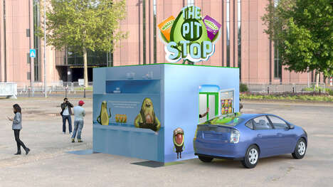 Drive-Thru Guacamole Stands