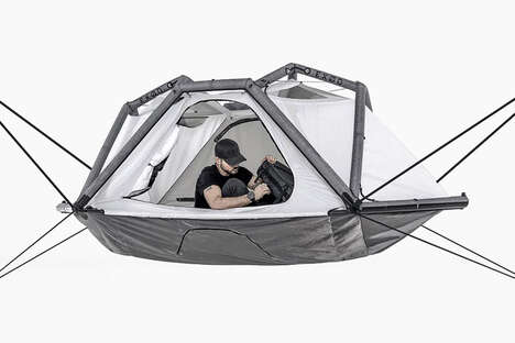 Tubular Exoskeleton Camping Tents