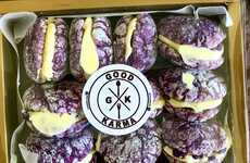 Cheese-Filled Ube Cookies