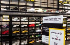 Voter-Encouraging Shoe Shops