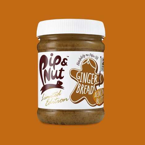Gingerbread-Flavored Nut Butters