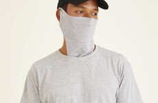 Face Covering-Equipped Tees