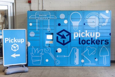 Contactless Pickup Lockers