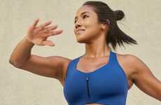 Supportive Zip-Up Bras
