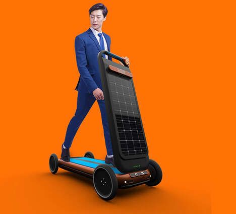 Solar-Powered Treadmill Scooters