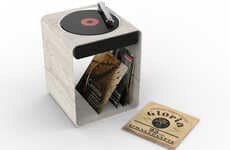 Storage-Equipped Record Players