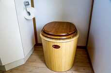 Waterless Bamboo Toilets