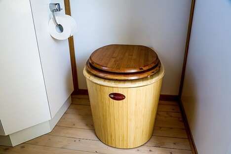 Waterless Bamboo Toilets