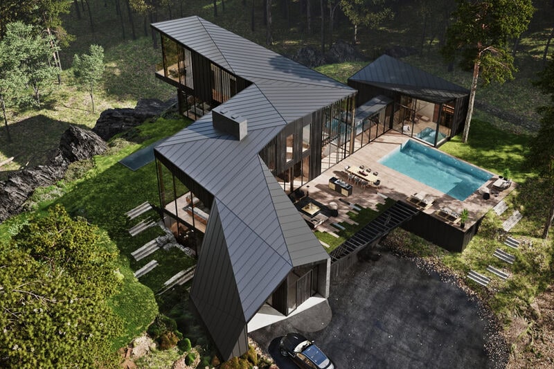 Angular Automotive Brand Houses