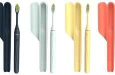 Travel-Ready Microvibration Toothbrushes