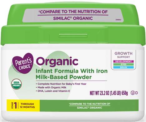 Iron-Enriched Baby Formulas