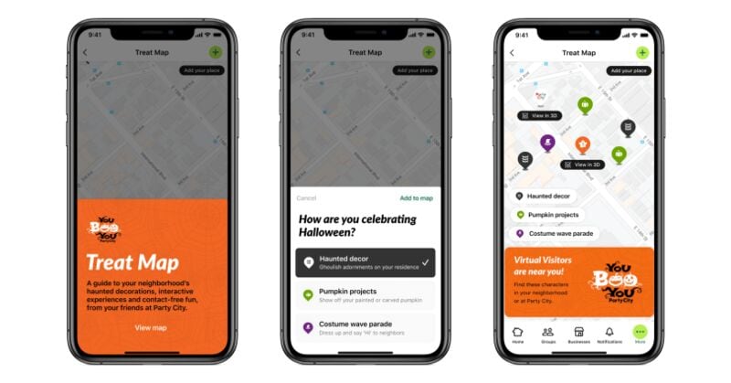 Spooky AR Neighborhood Maps