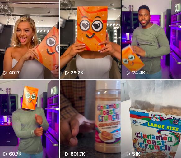 Cereal Box Dance Challenges