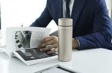 Stylish Dual-Material Mugs