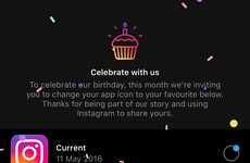 Celebratory App Birthday Icons