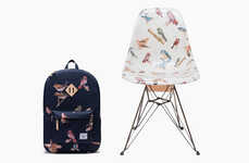 Celebratory Avian-Covered Accessories