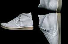 Hairy Suede Monochromatic Shoes