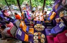 In-Flight Menu Restaurant Pop-Ups