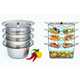 Stacking Food Preparation Steamers Image 1