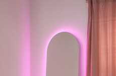 Moody LED-Lit Mirrors