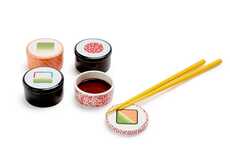 Maki-Shaped Soy Sauce Containers