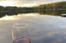Wine-Holding Snack Trays