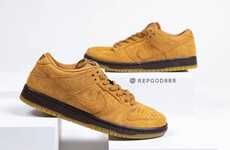 Puffy Brown Supple Sneakers