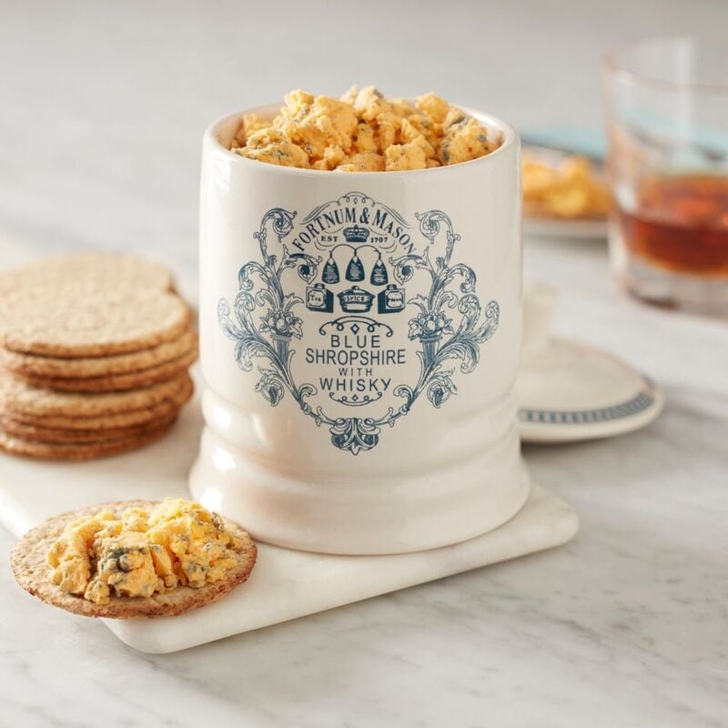 Whiskey-Infused Blue Cheese Jars