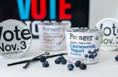 Voter-Encouraging Yogurt Packaging