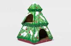 Holiday-Themed Cat Houses