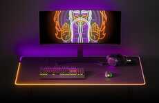 Dynamic Illumination Desk Pads