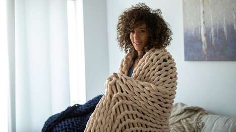 Oversized Knit Weighted Blankets