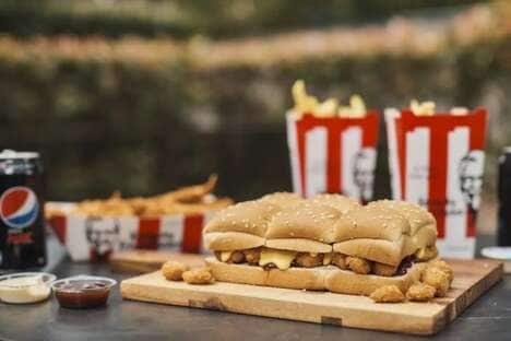 Oversized Chicken Snack Sandwiches