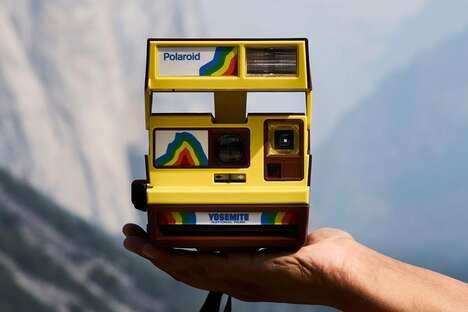 Crocodile-Themed Instant Cameras : Lacoste x Polaroid 600 instant film  camera