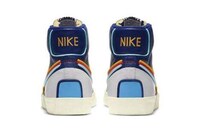 Mixed Texture High-Top Sneakers Image 2