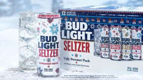Ugly Sweater-Themed Seltzers
