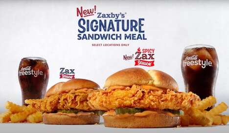 limited release chicken sandwiches zaxby s signature sandwich