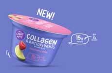 Antioxidant-Rich Collagen Yogurts