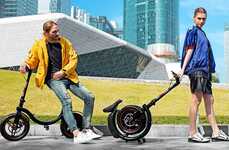 Rolling Ring Folding Scooters