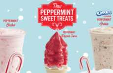 Peppermint-Dipped Ice Creams