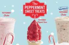 Peppermint-Dipped Ice Creams