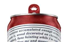 Singer-Branded Beer Cans