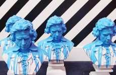 Paint-Dipped Busts