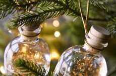 Gin-Filled Tree Ornaments