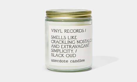 Vinyl Records Candles