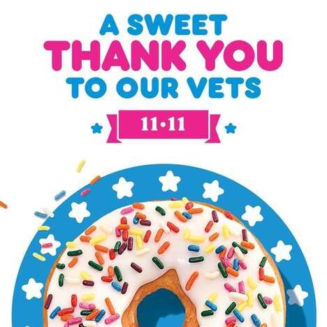 Veterans Day Donut Giveaways