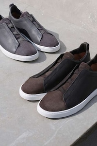 Suit-Inspired Modern Sneakers Image 5