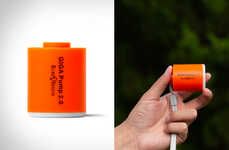 Palm-Sized Powered Air Pumps